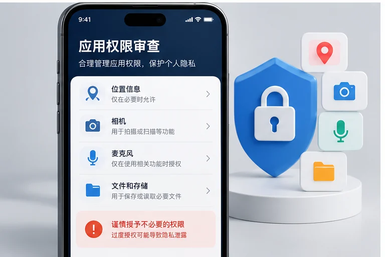 抖阴下载权限设置与隐私管理界面与步骤示意